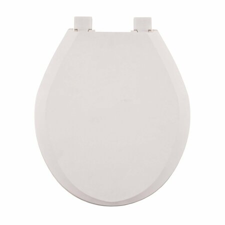 AMERICAN IMAGINATIONS Oval White Toilet Seat Plastic AI-38513